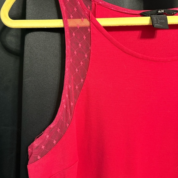 🖤H&M Vibrant Pink Sleeveless Mini Dress🖤 - Picture 5 of 5